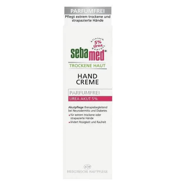 Sebamed Skin Hand Cream uréia 5% de perfume grátis 75 ml