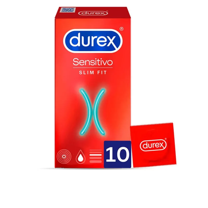 Durex Sensitivo Slim Fit x10 – Preservativos Justos e Ultra Finos