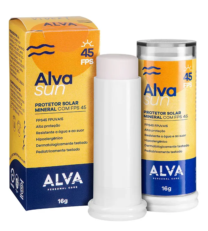 Alva Sun Protetor Solar Multifuncional FPS 45 16g