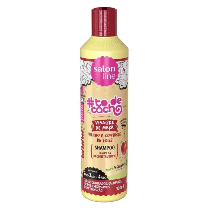 Shampoo Salon Line To De Cacho 300mL Vinagre De Maca
