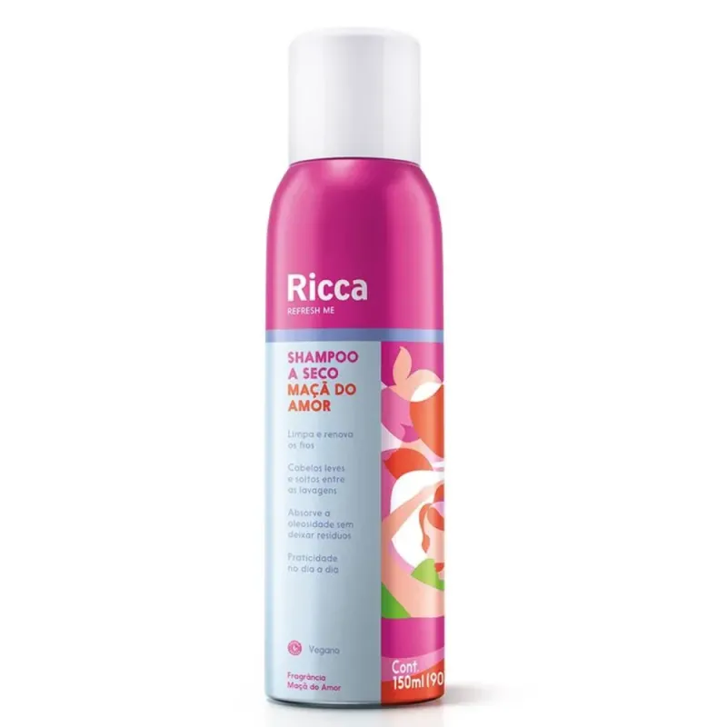 Ricca Shampoo a Seco Maçã do Amor 150ml