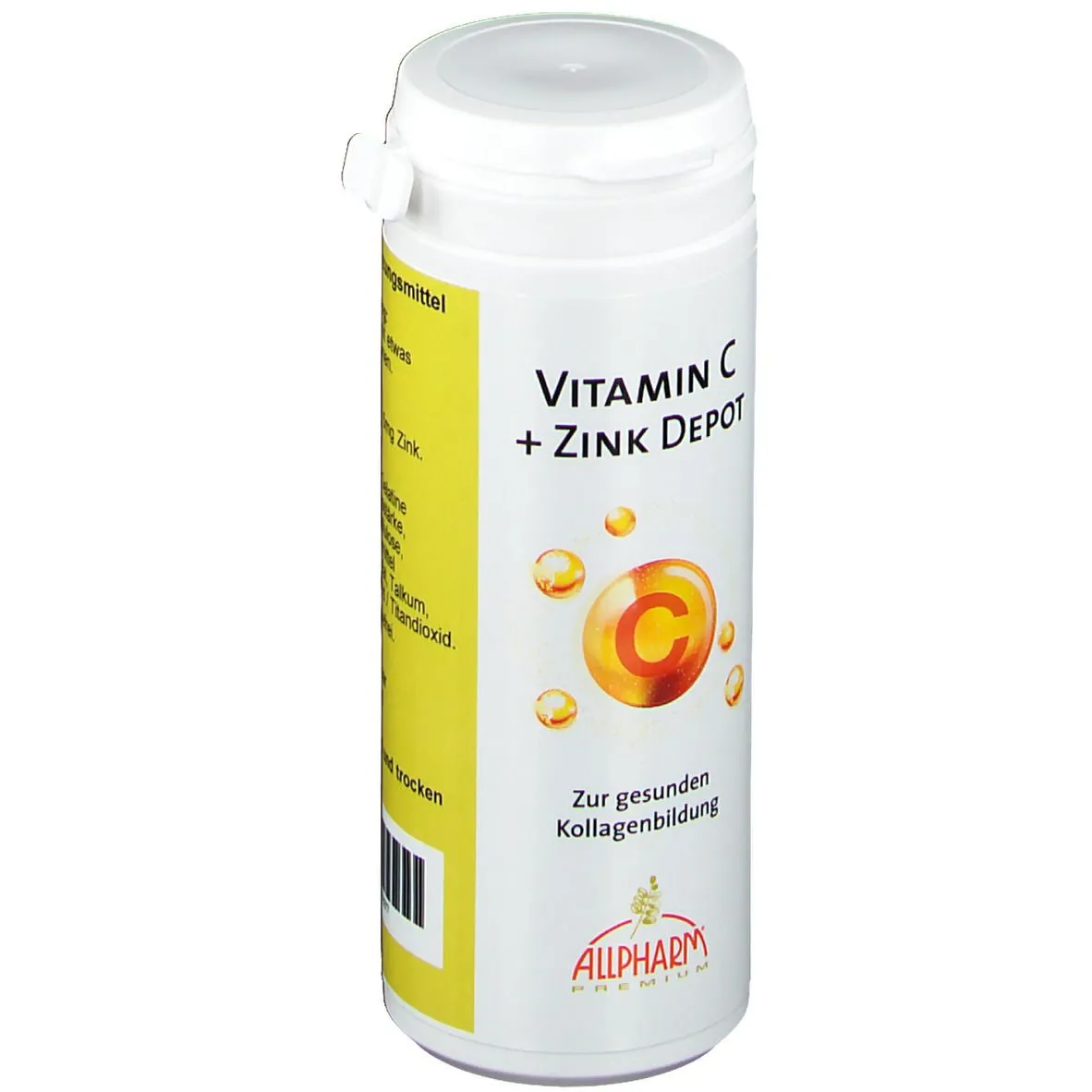 Vitamina C 300 + Cápsulas de depósito de zinco 90 PCs