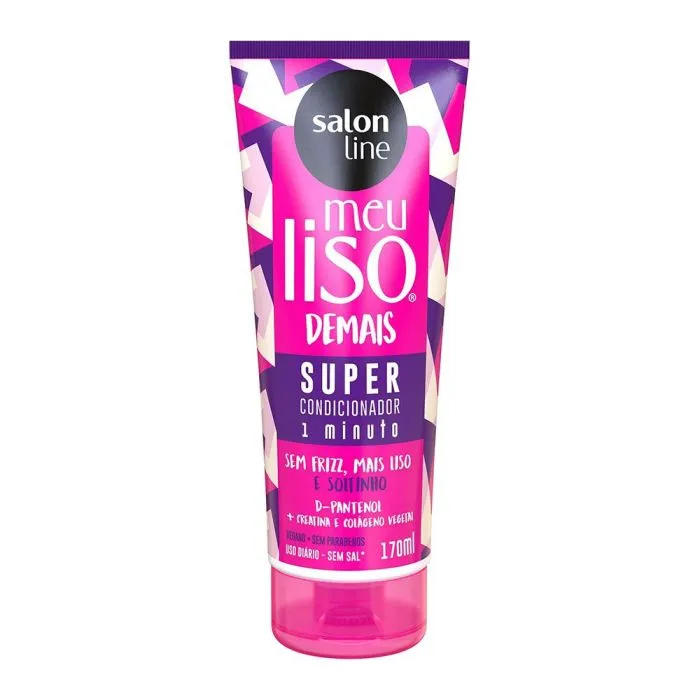 Super Condicionador Salon Line 170mL 1Min Liso Demais