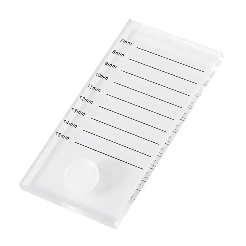 Suporte para Cílios com Batoque Flor e Marcação em Acrílico