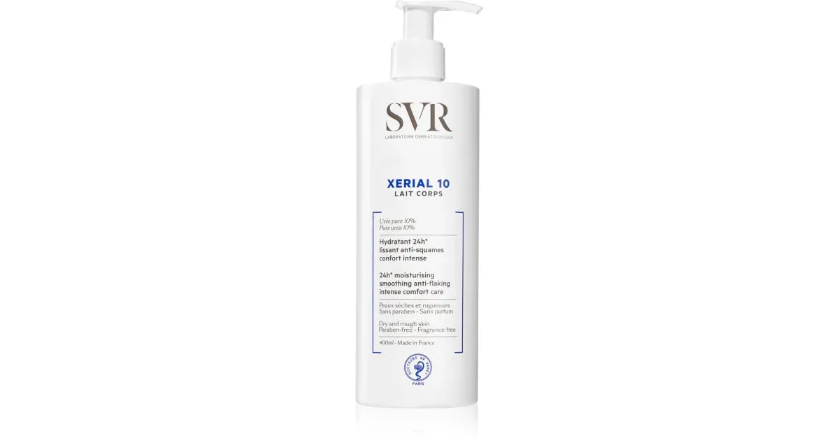 SVR Xérial 10 Leite Corporal 400mL – Hidratação Intensa