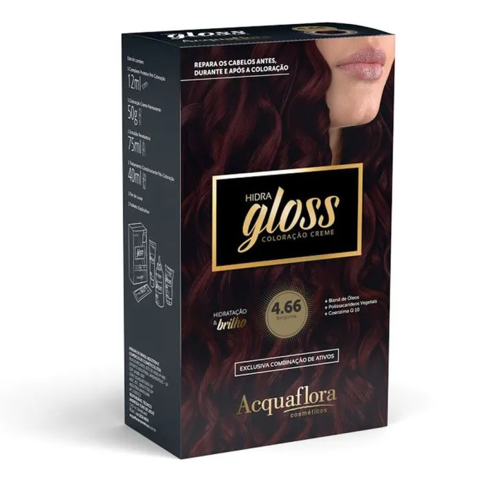 Tintura Acquaflora Gloss 4.66 Borgonha