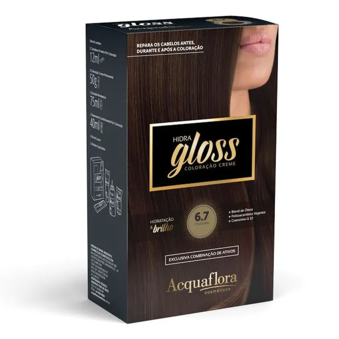 Tintura Acquaflora Gloss 6.7 Chocolate
