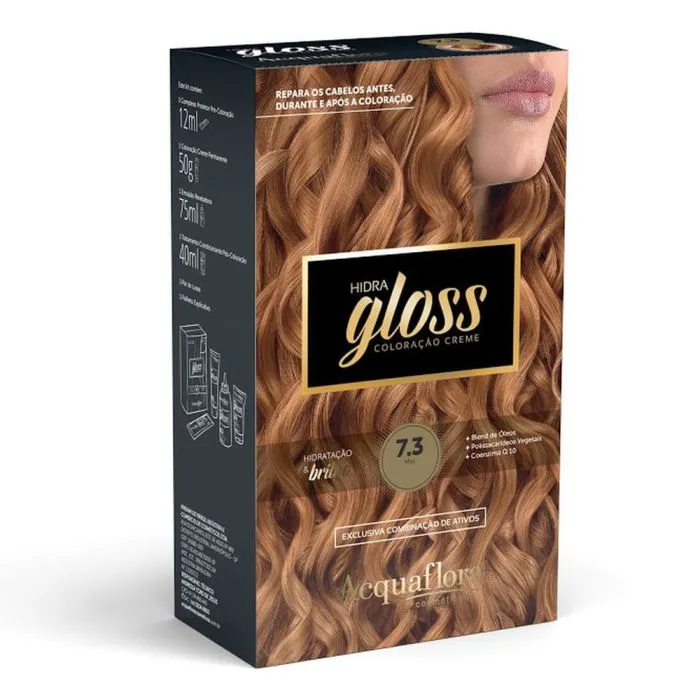 Tintura Acquaflora Gloss 7.3 Mel