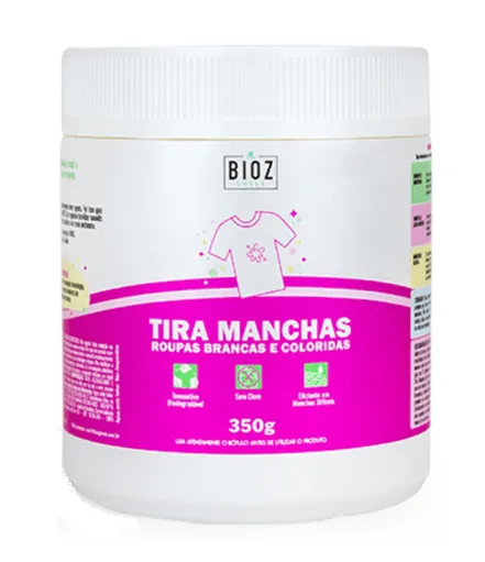 Bioz Tira Manchas Roupas Brancas e Coloridas 350g