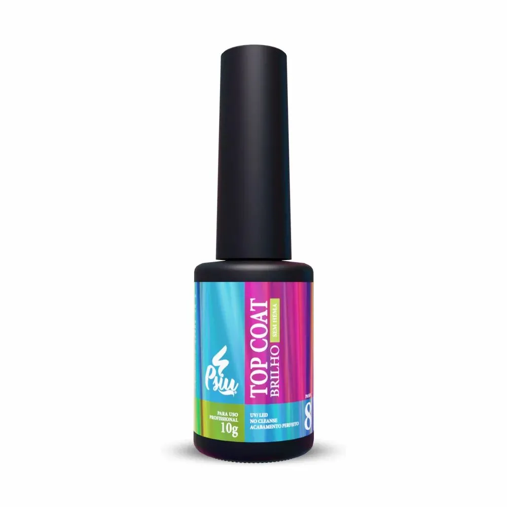 Top Coat Brilho - Sem Hema 10g - Psiu