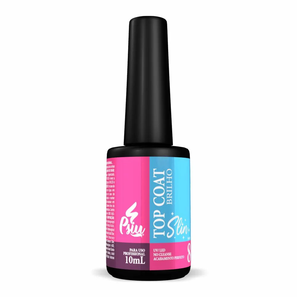 Top Coat Slin Brilho - 10ml - Psiu