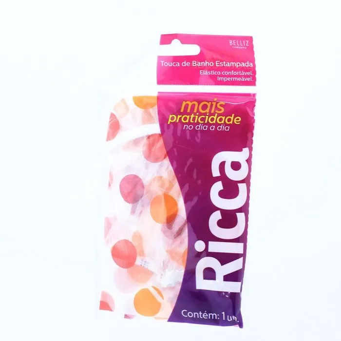Touca De Banho Ricca Ref.392 1 Unidade
