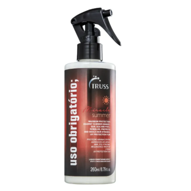 Truss Miracle Summer Uso Obrigatório Tratamento Reconstrutor 260ml