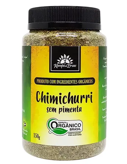 Kampo de Ervas Chimichurri Sem Pimenta Condimento Misto Orgânico 150g