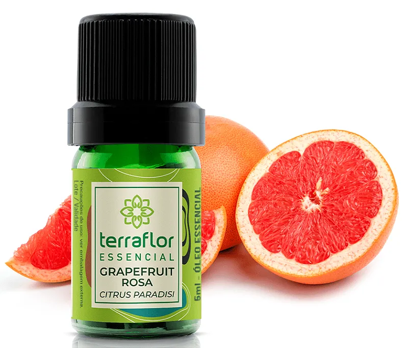 Terra Flor Óleo Essencial de Grapefruit Rosa 5ml