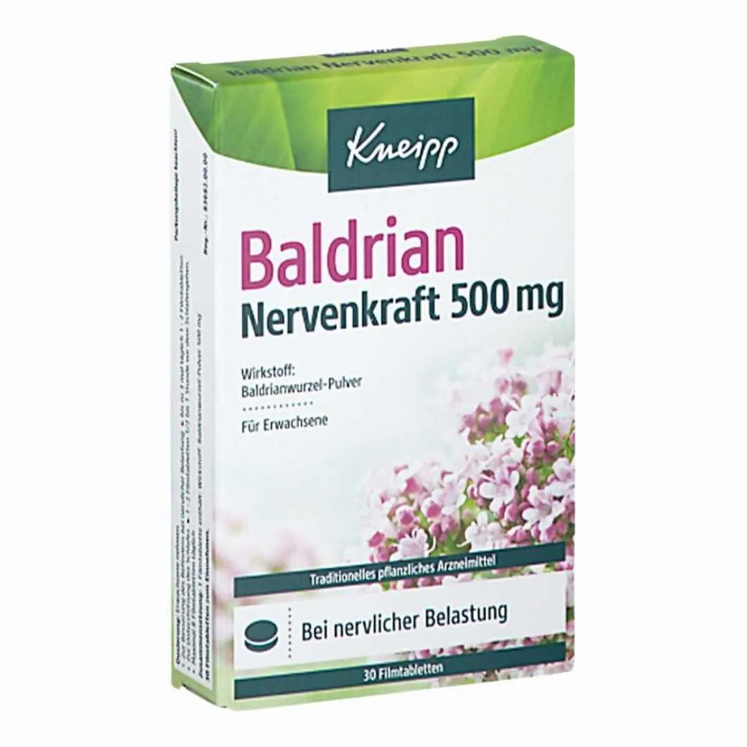 Kneipp Valerian 500 mg comprimidos com revestimento 30 guia