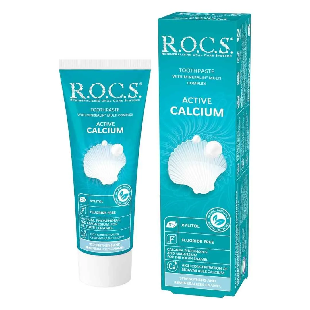 R.O.C.S. Creme dental Cálcio Ativo 94 g