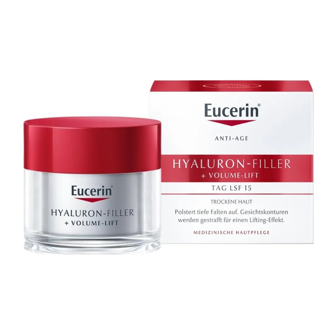 Eucerina Hyaluron-Filler + Volume Lift Day Cream SPF 15 Para pele seca 50 ml