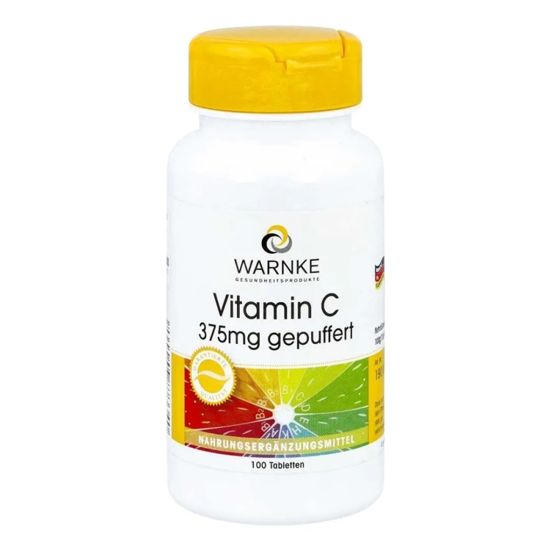 Warnke Vitamina C 375 mg de depósito comprimidos 100 pcs