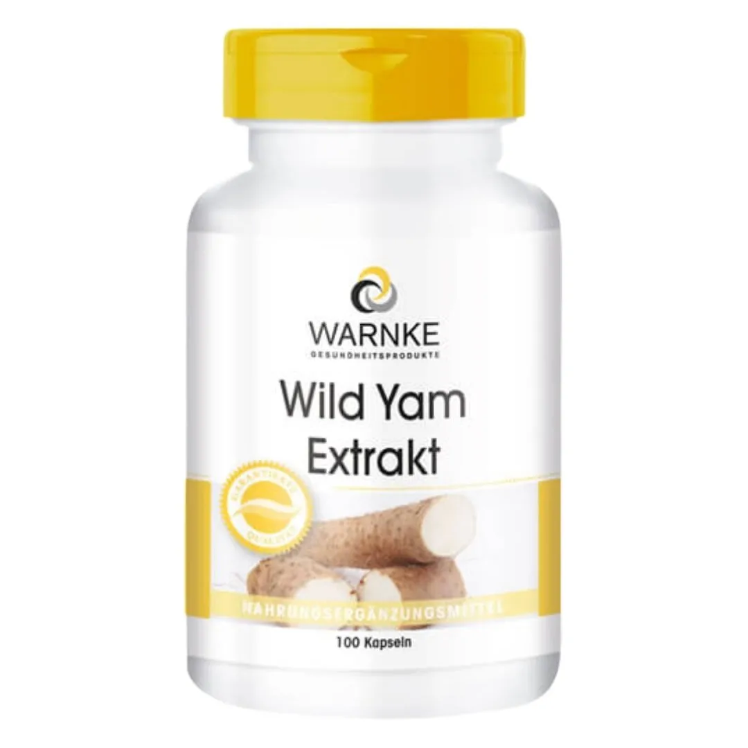 Warnke Wild Yam Extract Capsules 100 PCs
