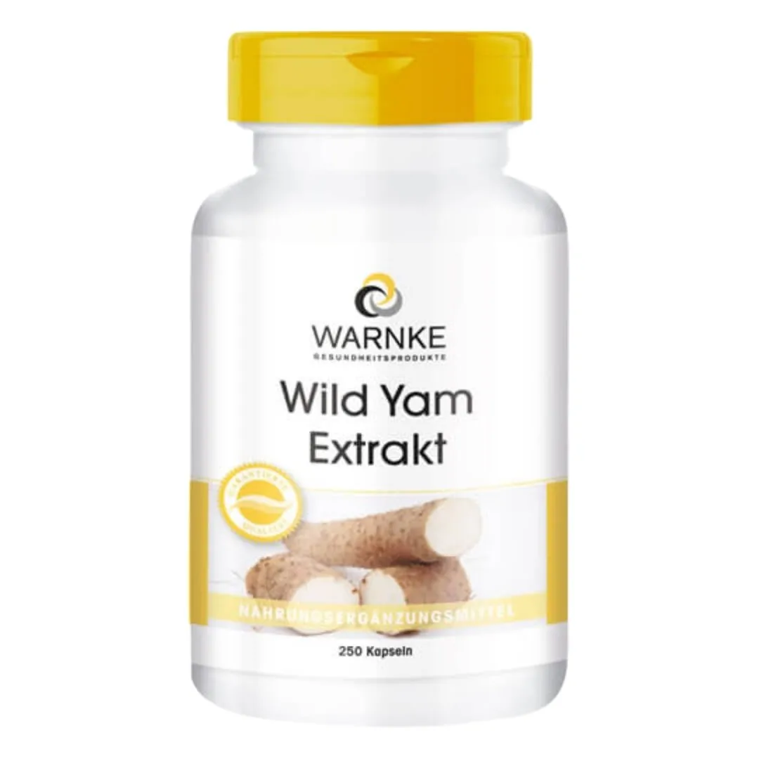 Warnke Wild Yam Extract Capsules 250 PCs