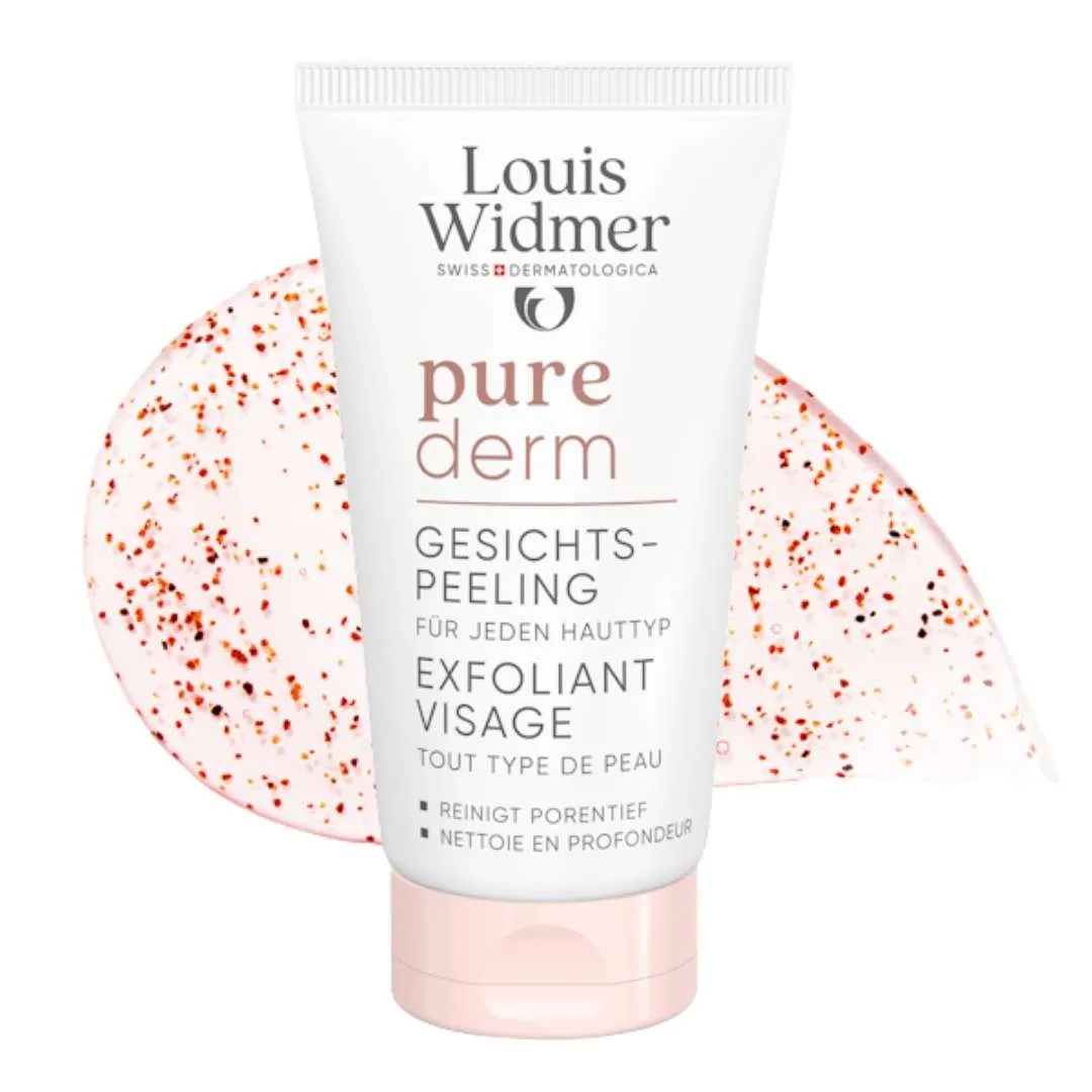 Louis Widmer Purederm Face descascando 50 ml sem perfume