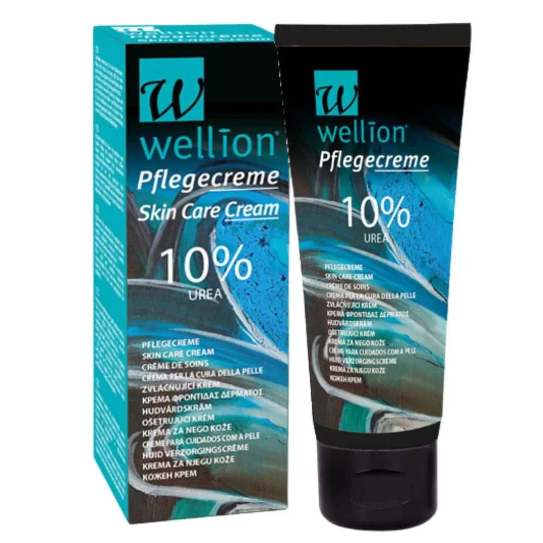 Creme de cuidados com a pele de Wellion 10% Ureia 75 ml