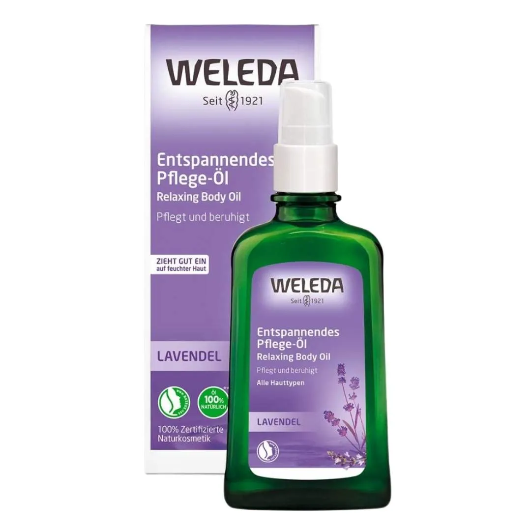 Óleo de cuidado relaxante de lavanda WELEDA 100 ml