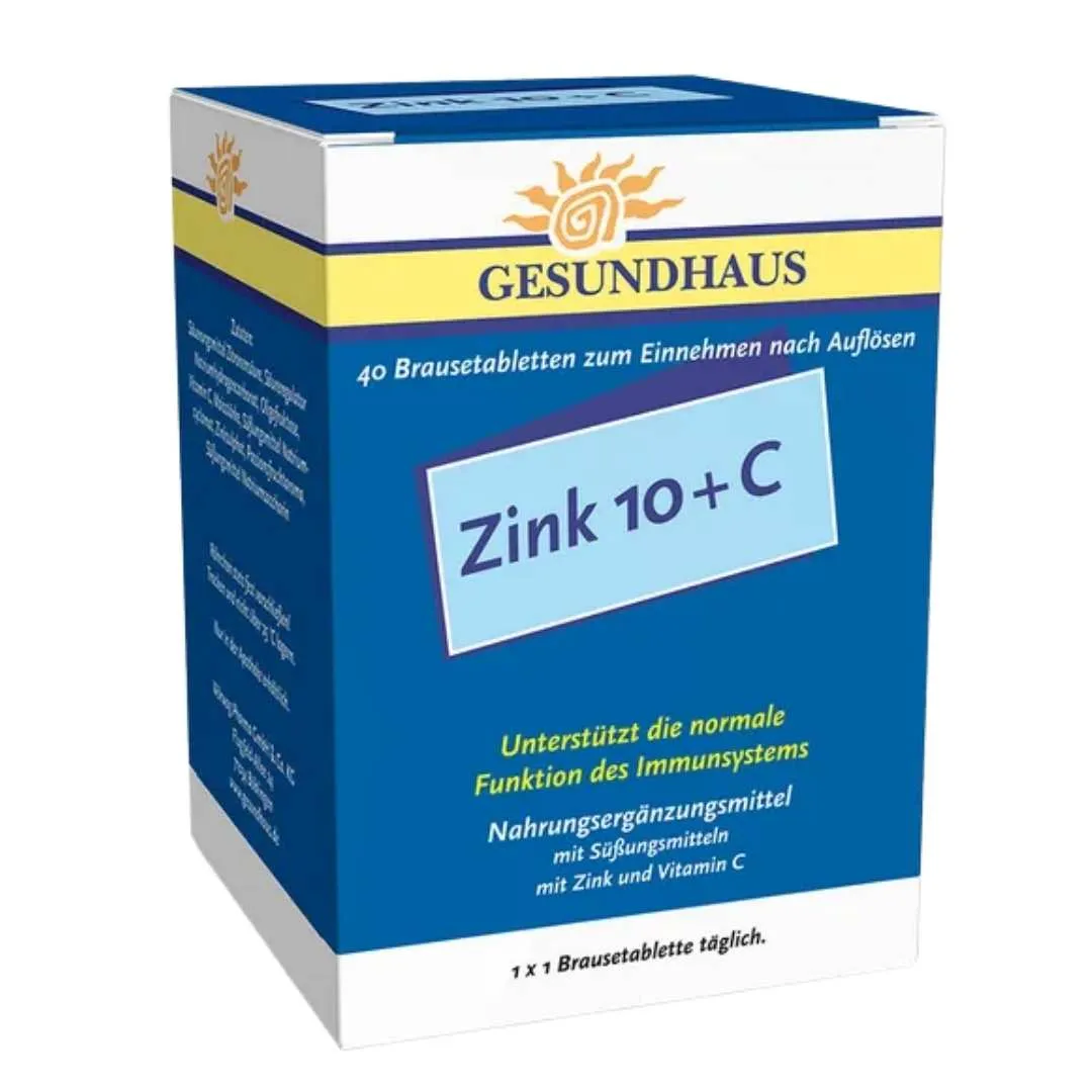 Zinco 10 + C comprimidos efervescentes 40 PCs