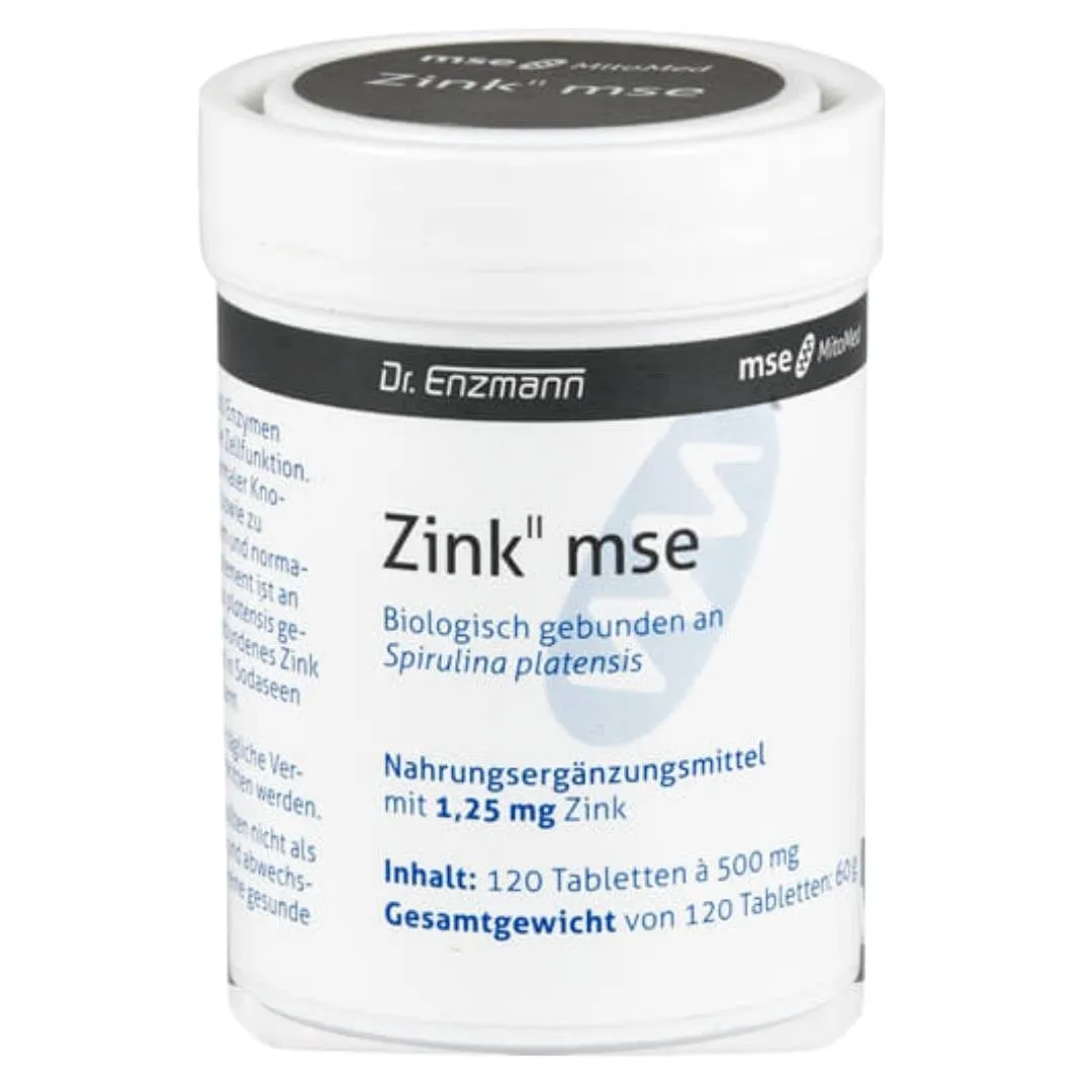 Zinco II MSE 1,25 mg comprimidos 360 pcs