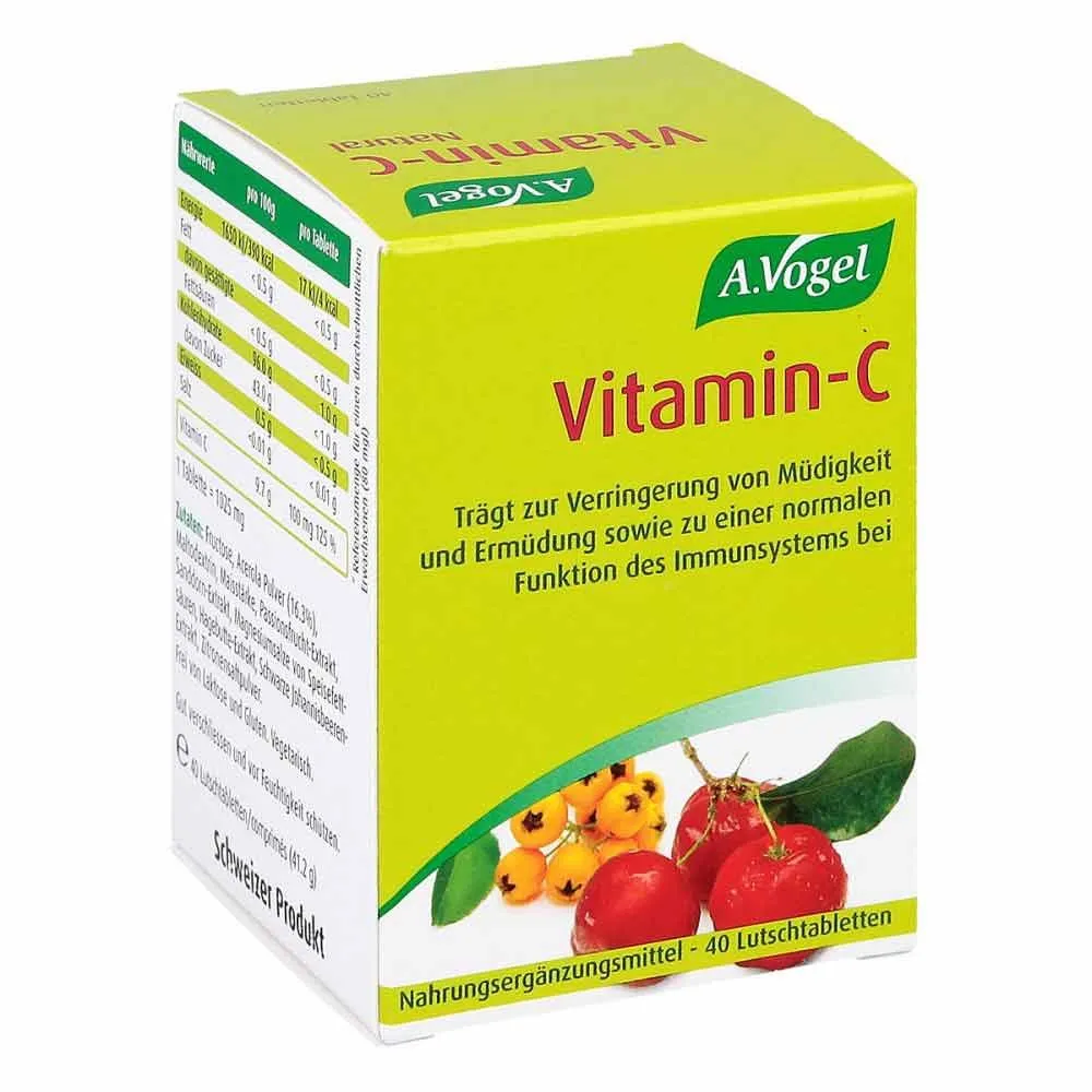 A.Vogel Pastilhas de vitamina C 40 unidades