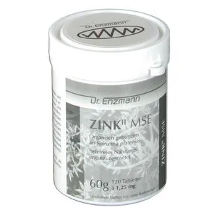 Zinco II MSE 1,25 mg comprimidos 120 guias