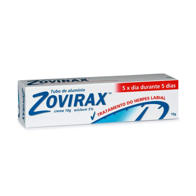Zovirax, 50 mg/g-10 g Creme Bisnaga