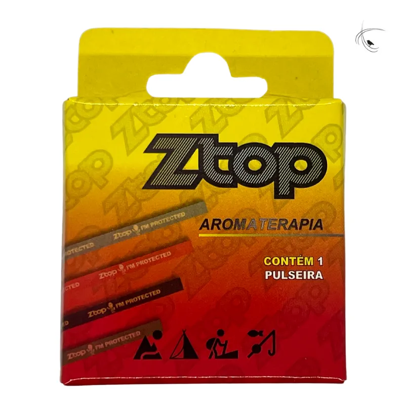 Ztop Pulseira Aromaterapia Anti Mosquitos Verde